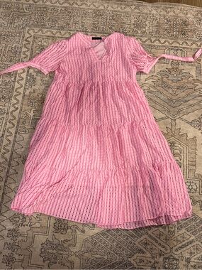 Theenkoln Womens Gingham Casual Midi Dress